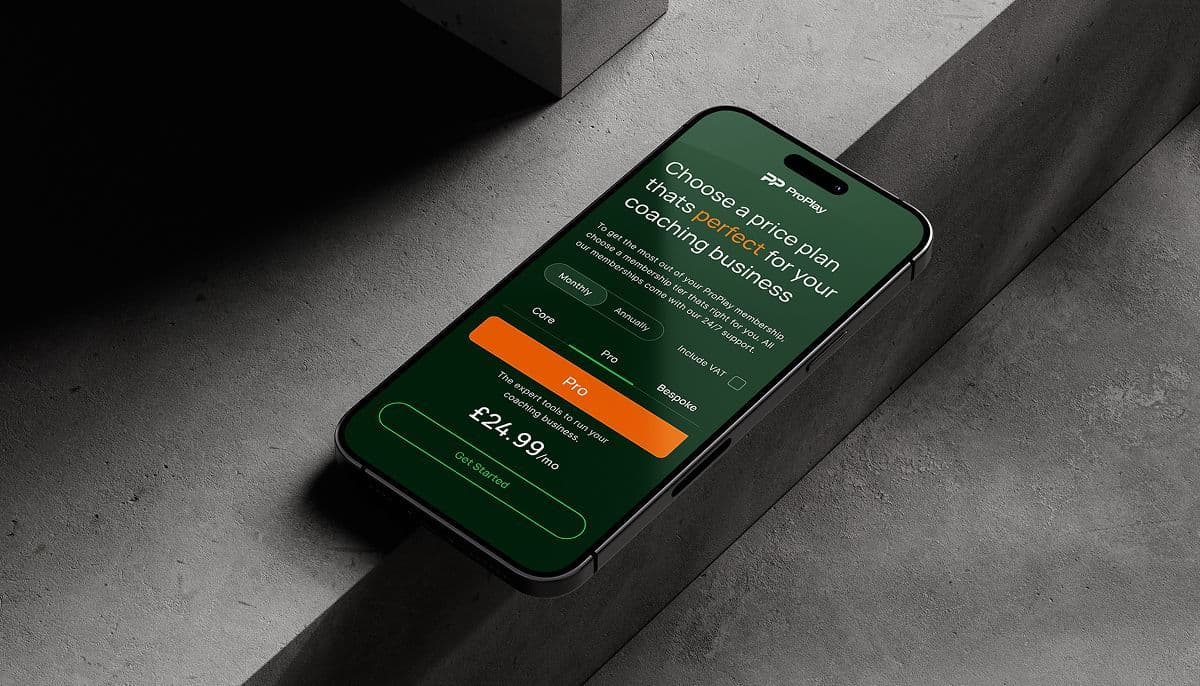 A phone mockup of a mobile application designed and developed by Ayla Digital